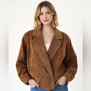 Byrnes and Baker Vintage 1980’s Leather Insulated Jacket